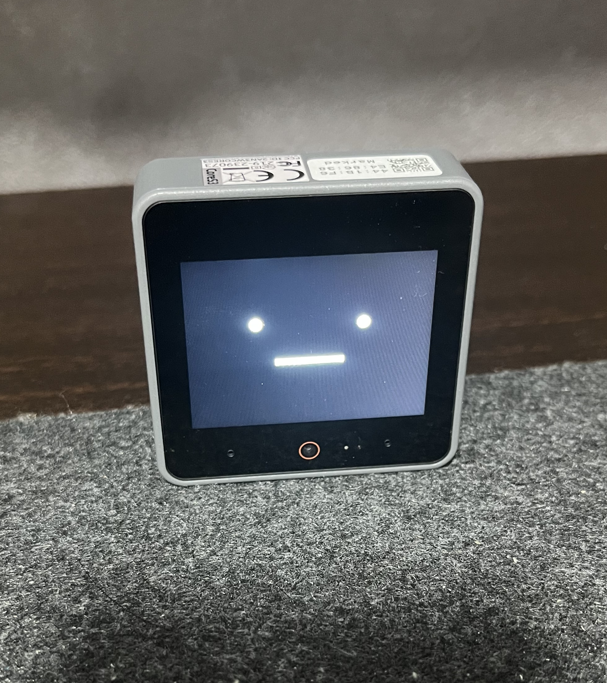 完成したスタックチャン(顔だけ)